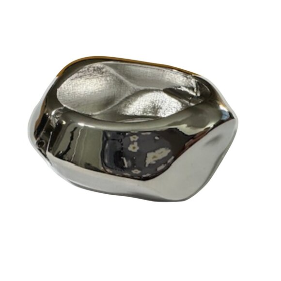 NWOT - Silver Color Hinge Cuff Bracelet - Picture 2 of 4